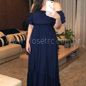 Vestido Gisele - Azul Marinho - Image 3