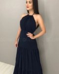Vestido Janaína – Azul Marinho