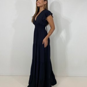 Vestido Laís Longo - Preto - Image 5