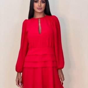 Vestido Suzana - Vermelho - Image 2
