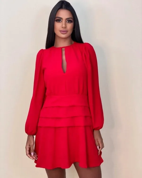 Vestido Suzana - Vermelho