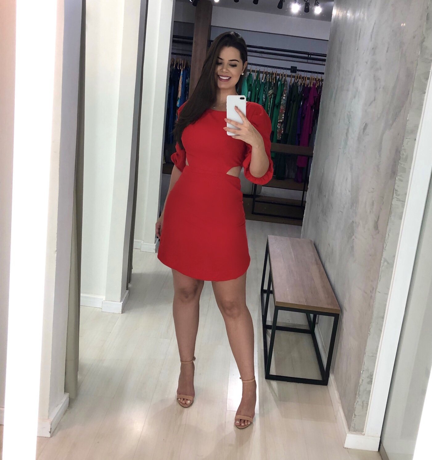 Vestido Thainá - Vermelho - Image 1