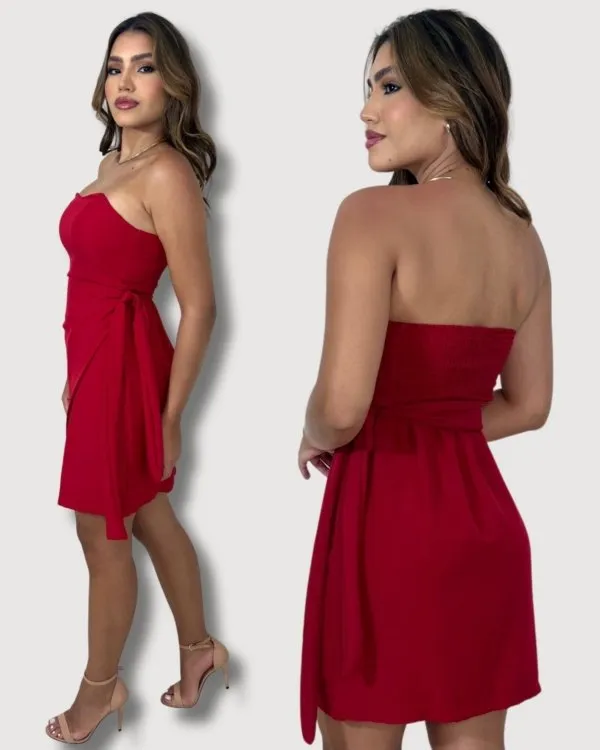 Vestido Rosane - Vermelho