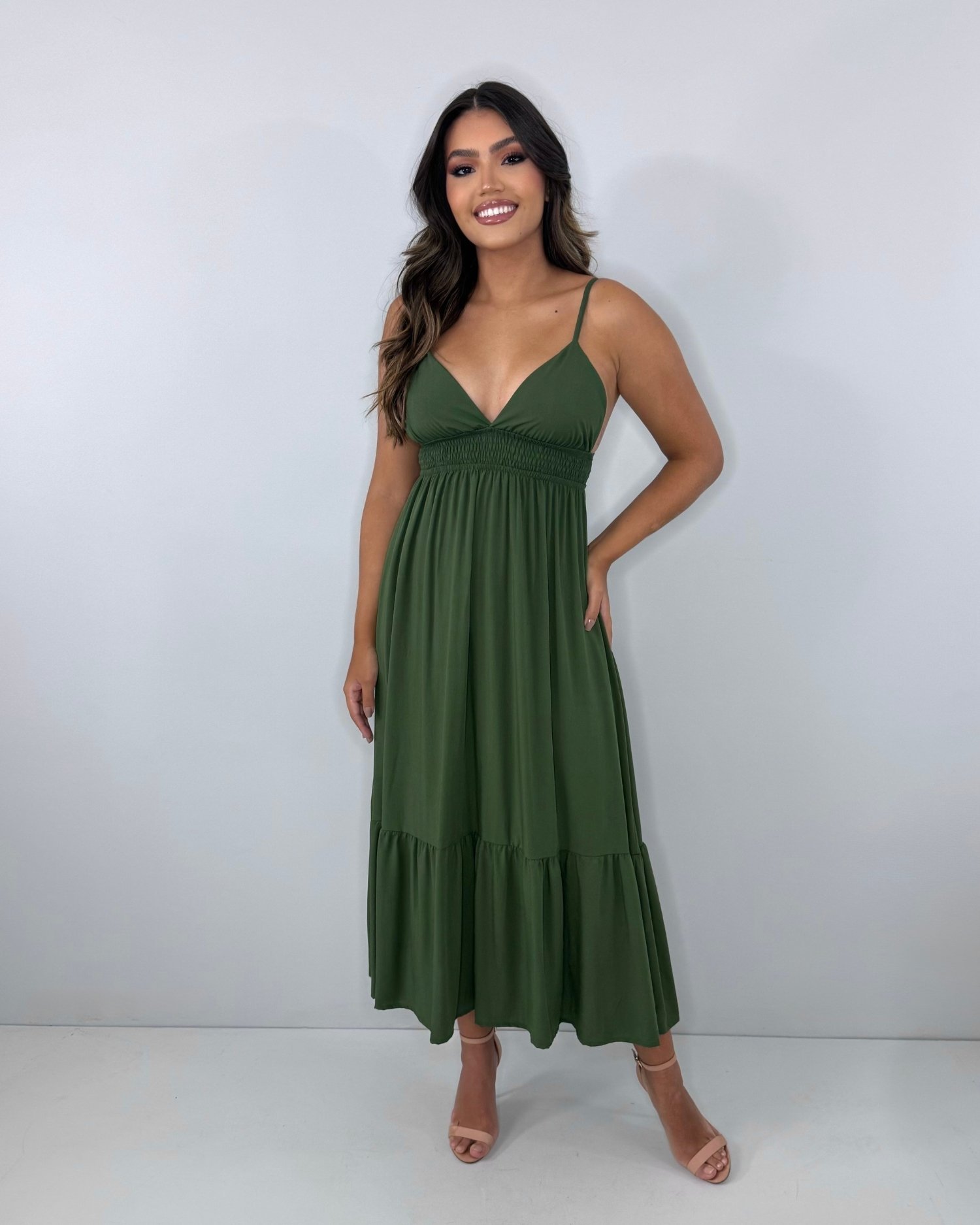 Vestido Beatriz - Verde Militar - Image 2