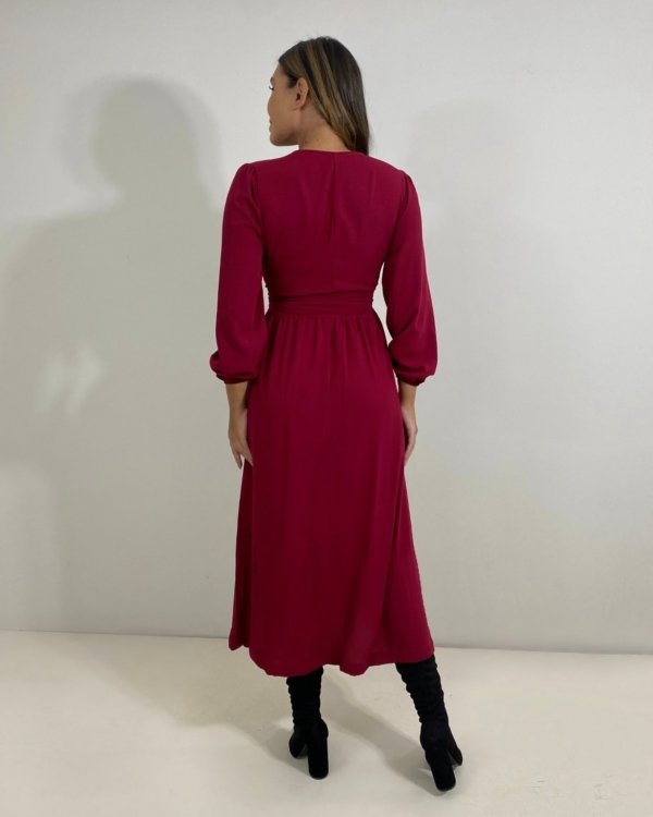 Vestido Clara - Marsala