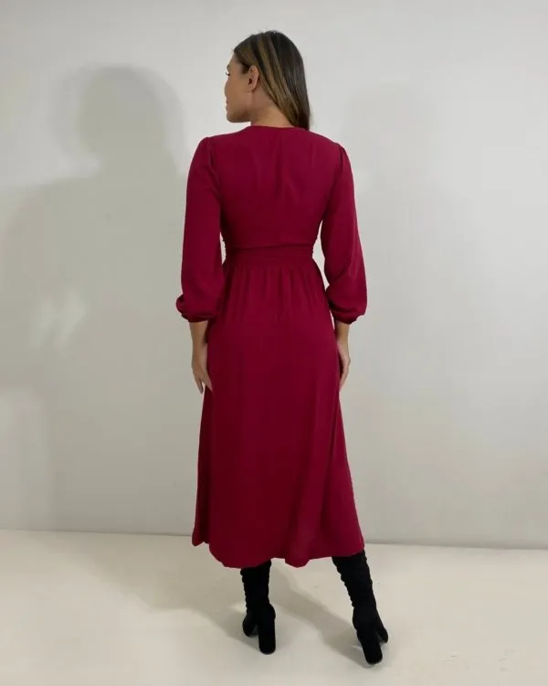 Vestido Clara - Marsala
