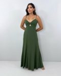 Vestido Eliana – Verde Militar