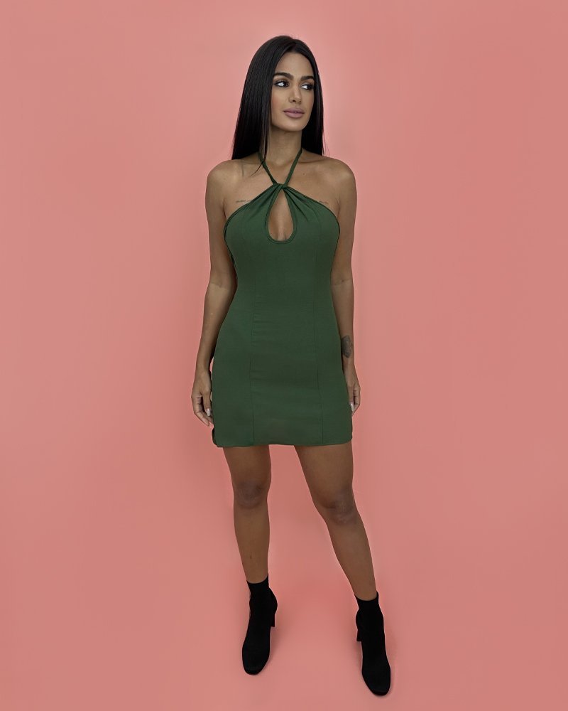 Vestido Mel - Verde Militar