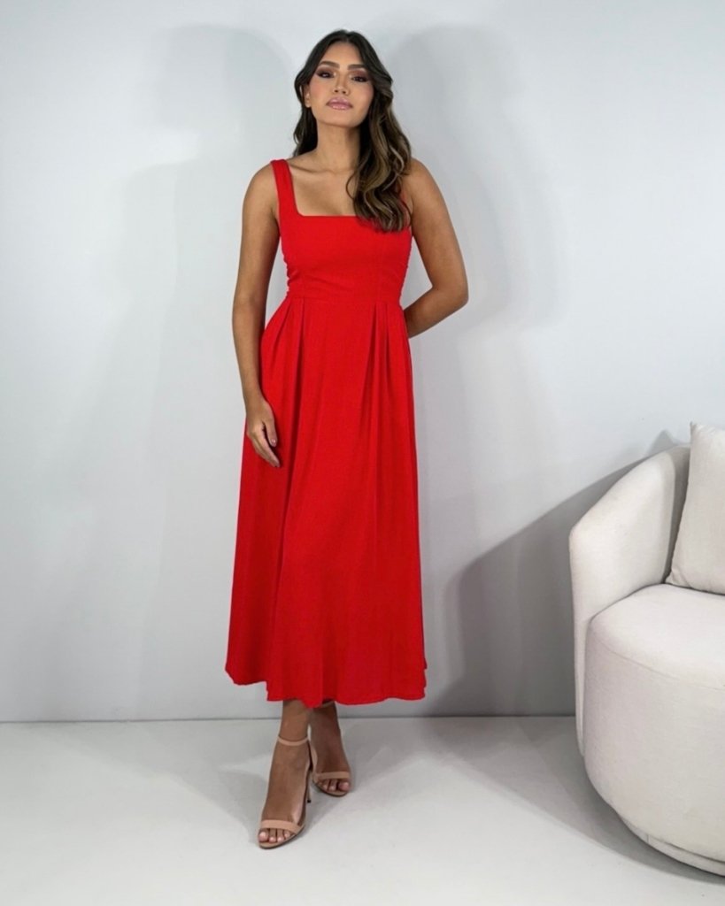 Vestido Samanta - Vermelho