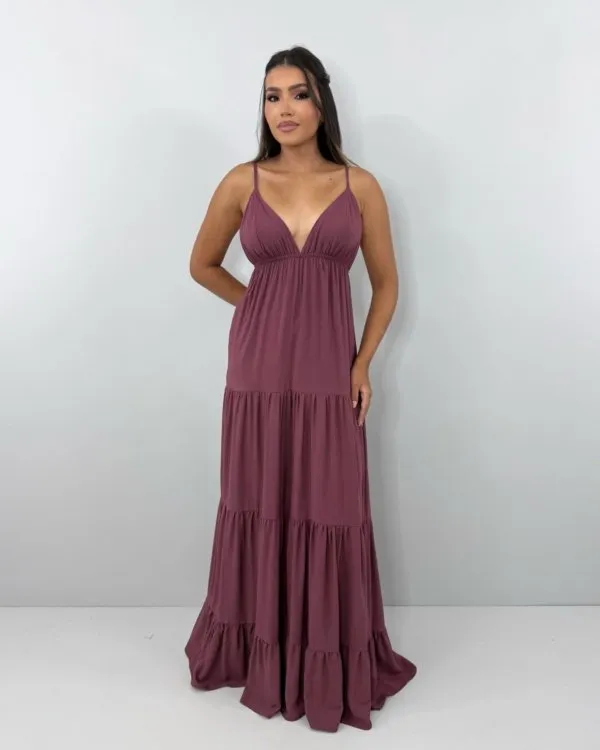 Vestido Sophia - Marrom
