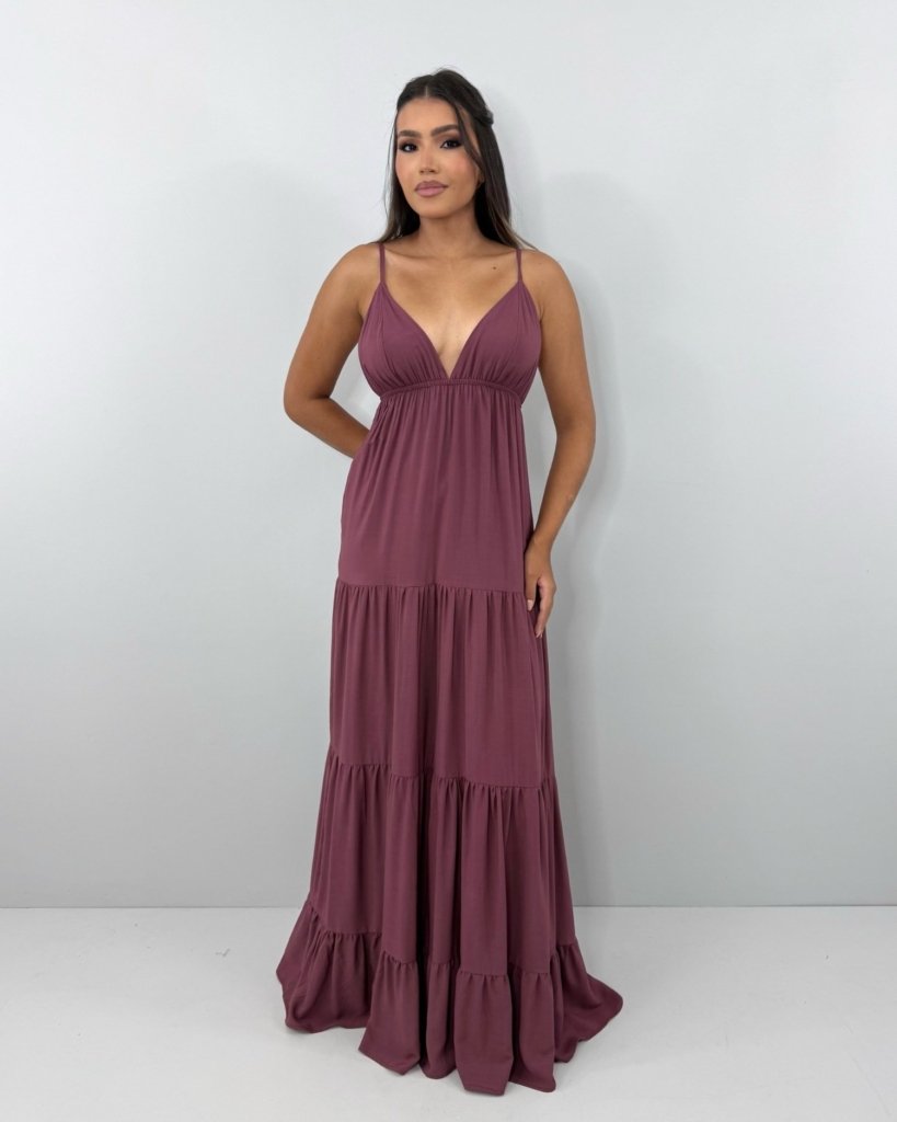 Vestido Sophia - Marrom