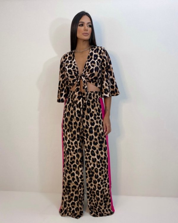 Cropped Maria - Animal Print