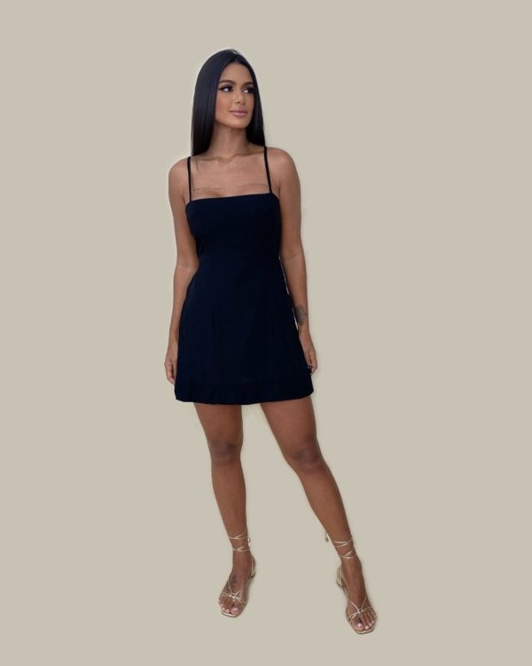Vestido Estela - Preto