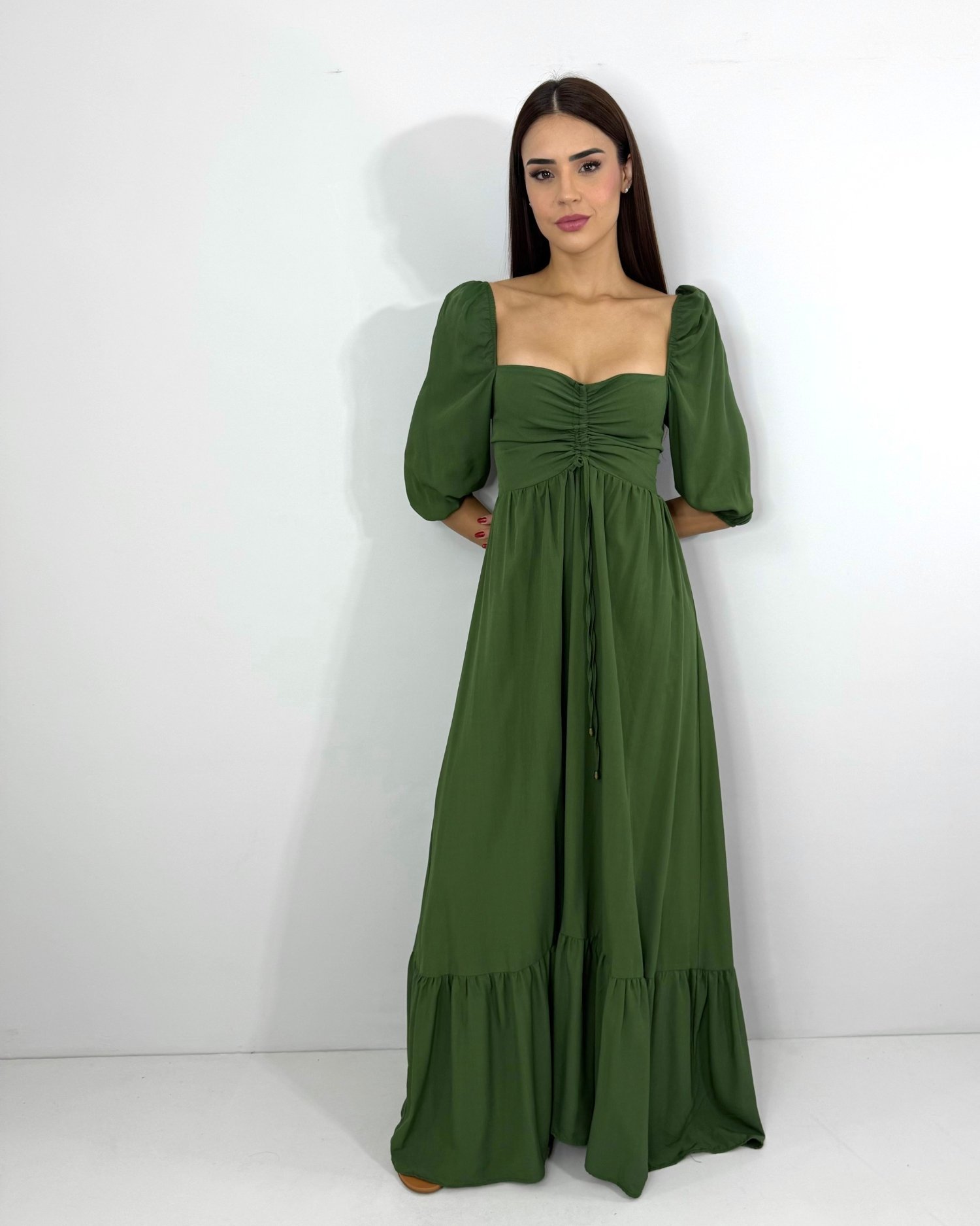 Vestido Tauane - Verde Militar - Image 2
