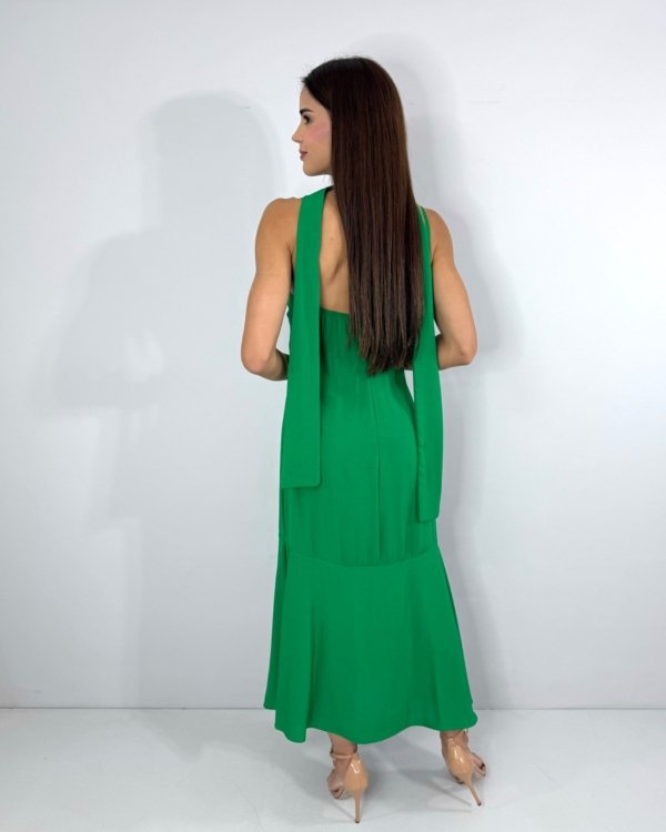 Vestido Carmem - Verde Bandeira