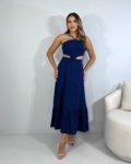 Vestido Aurora – Azul Marinho