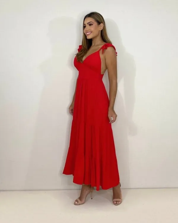 Vestido Maitê - Vermelho