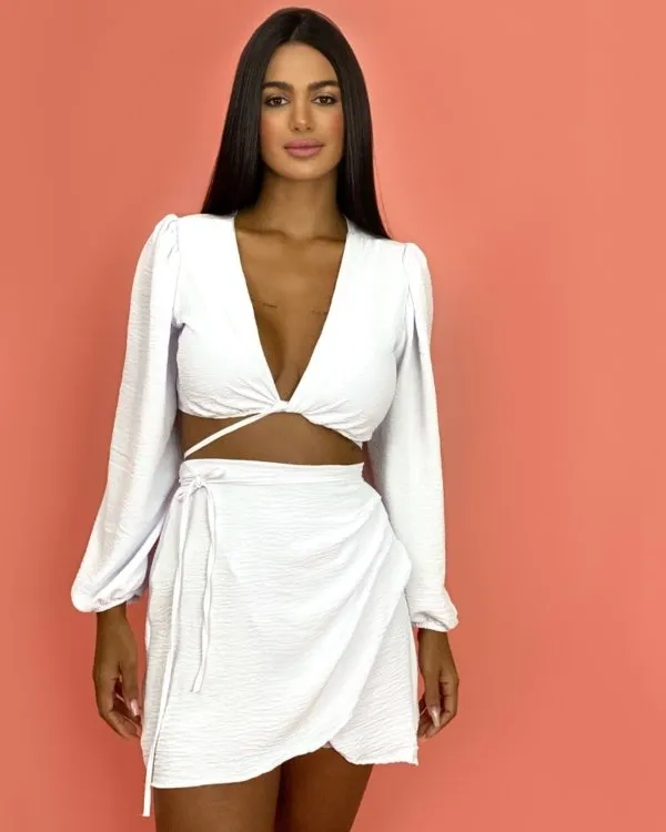 Conjunto Simone Saia - Branco