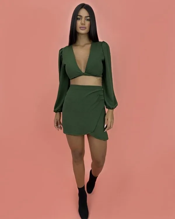 Saia Simone - Verde Militar