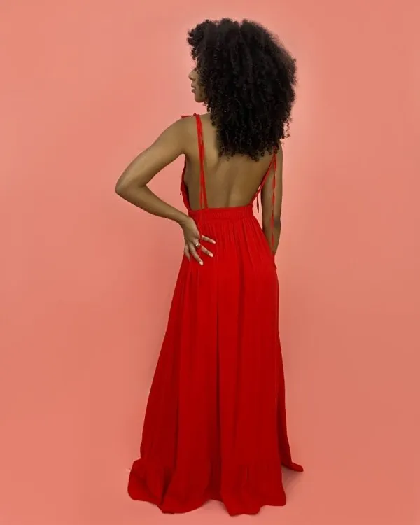 Vestido Valentina Longo - Vermelho