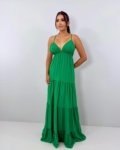 Vestido Sophia – Verde Bandeira