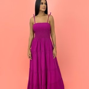 Vestido Gabriela - Fúcsia - Image 1