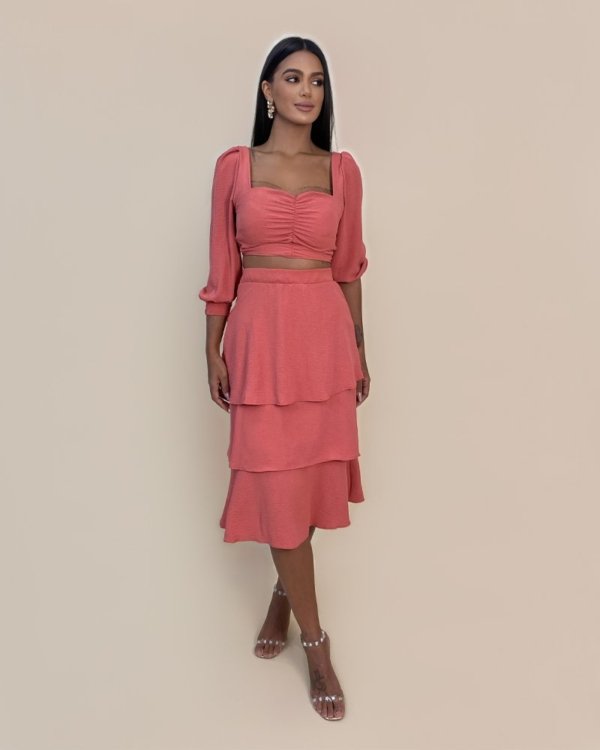 Conjunto Olga em Duna - Rosê