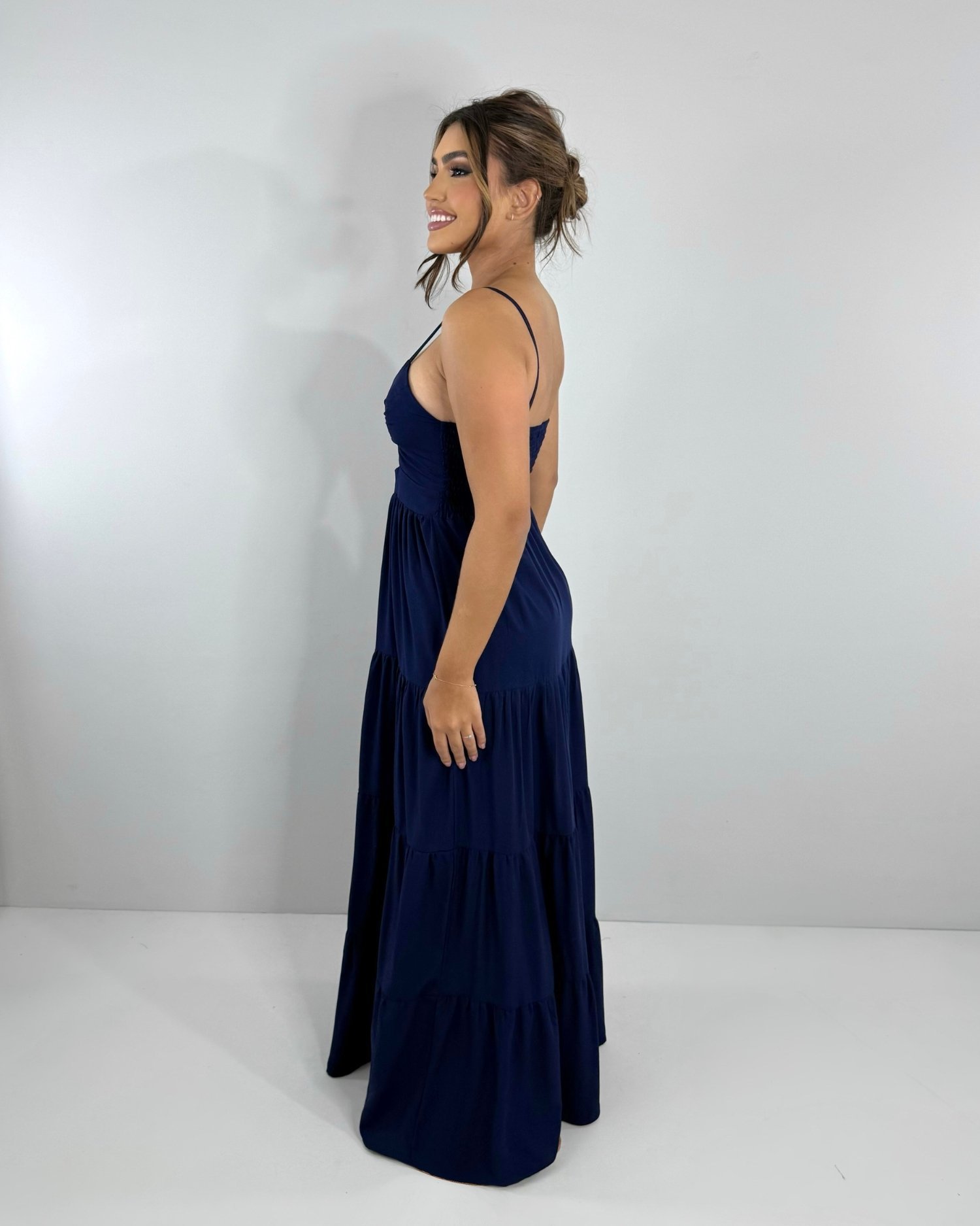 Vestido Cátia - Azul Marinho - Image 5