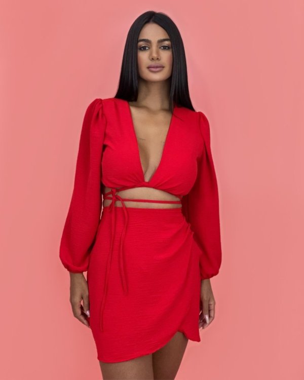 Saia Simone - Vermelho