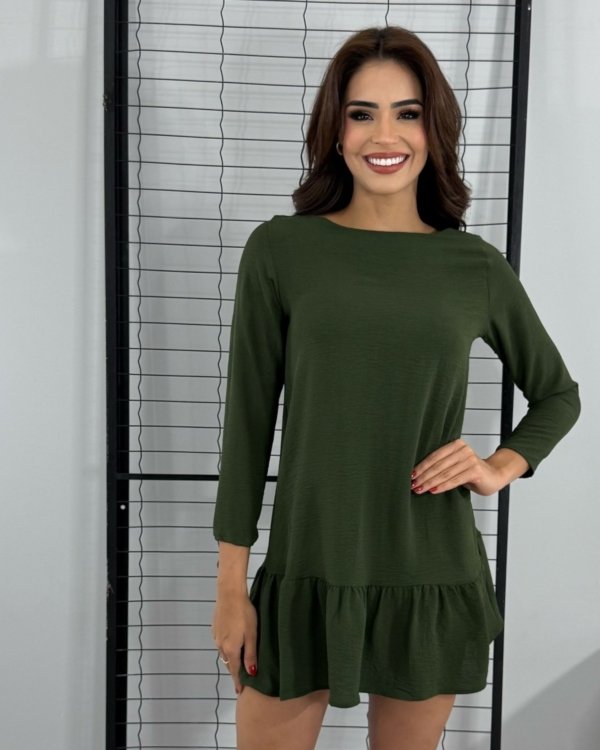 Vestido Guida - Verde Militar