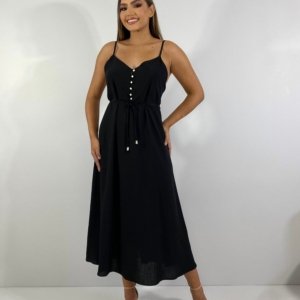 Vestido Felícia - Preto - Image 1