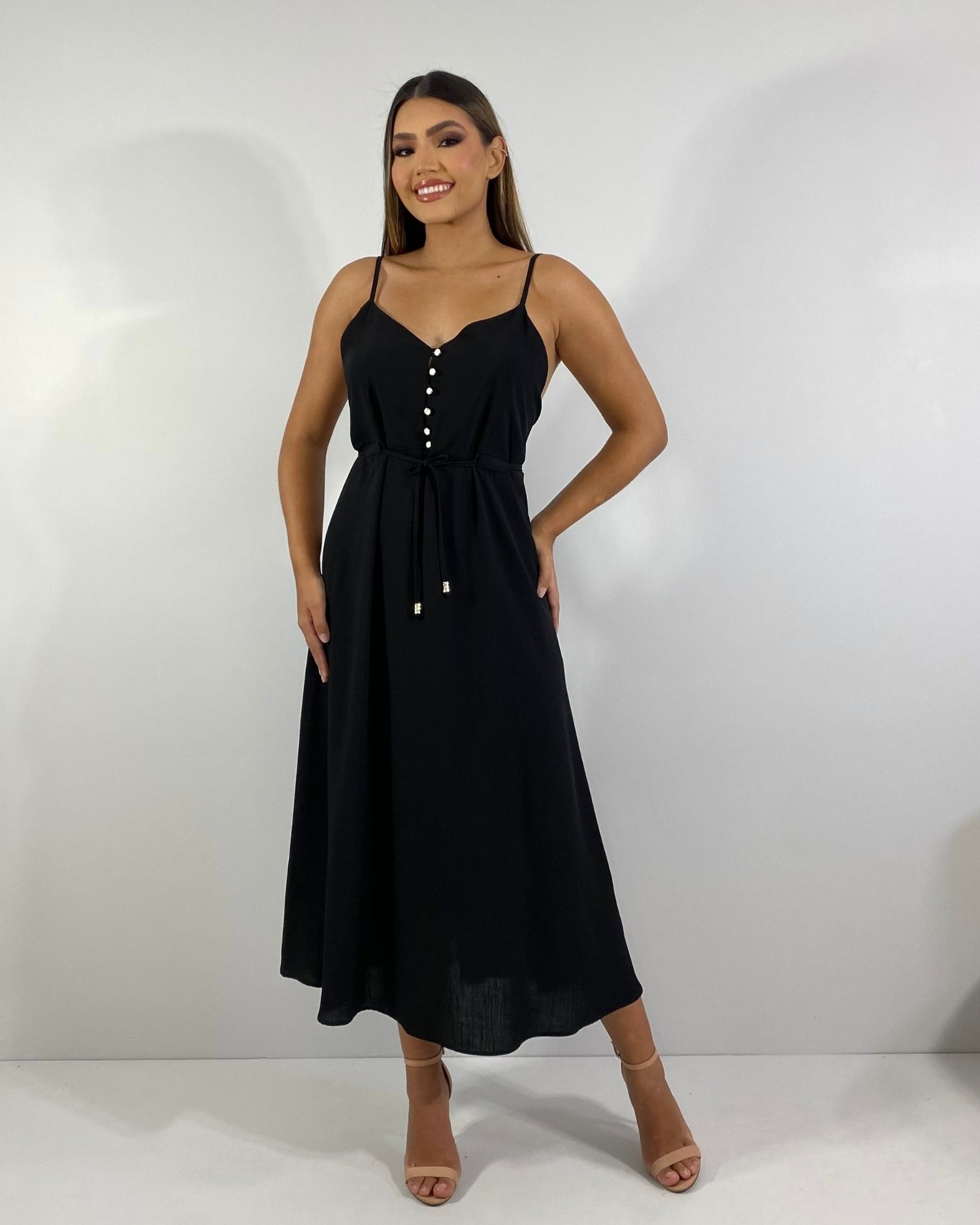 Vestido Felícia - Preto - Image 1