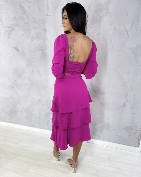 Cropped Olga - Fúcsia