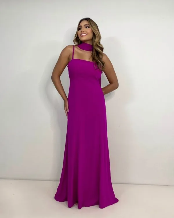 Vestido Lina - Fúcsia