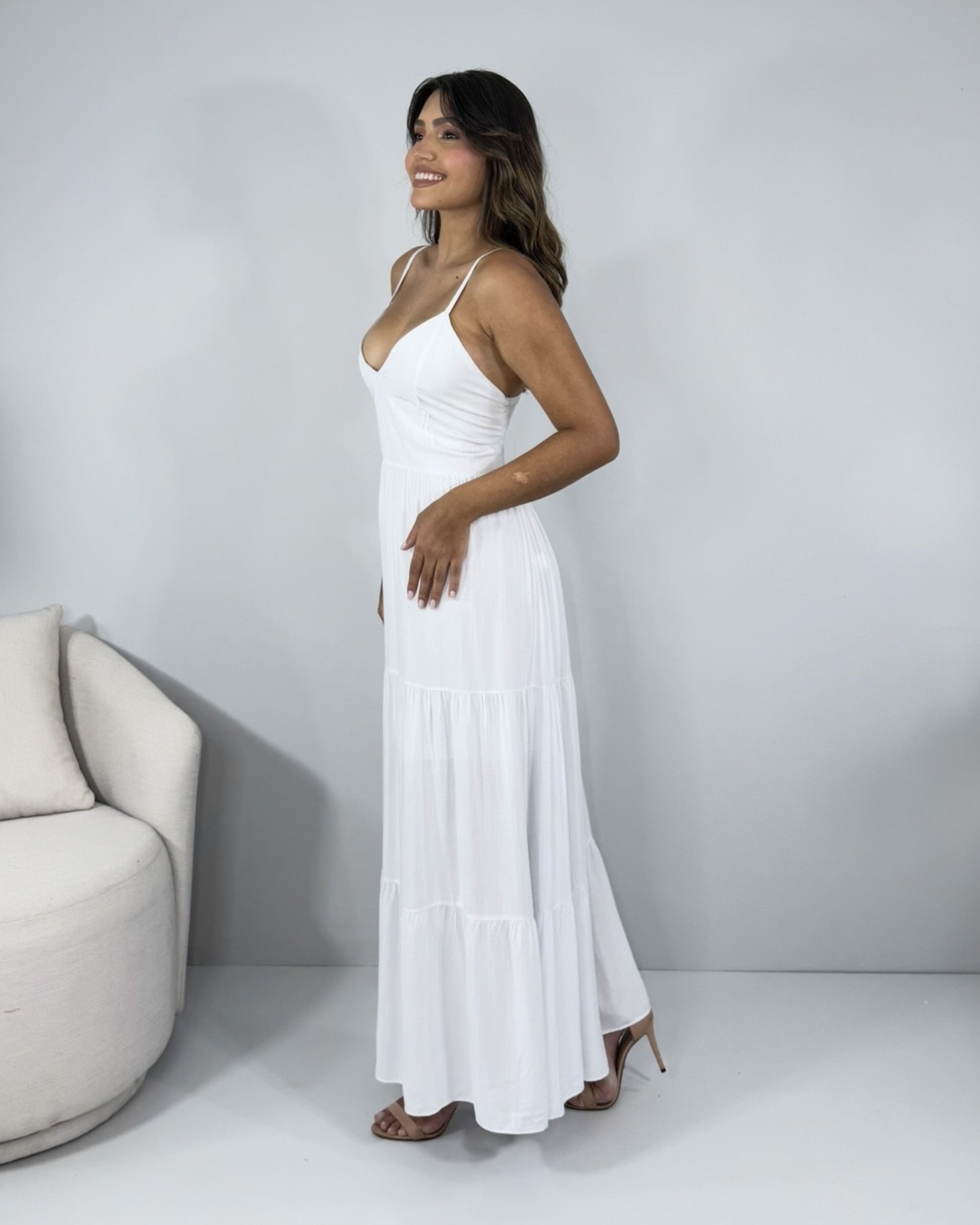 Vestido Helô - Branco - Image 3