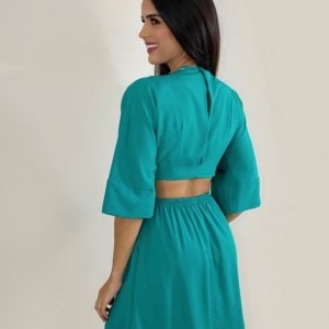 Vestido Mariana - Turquesa - Image 3