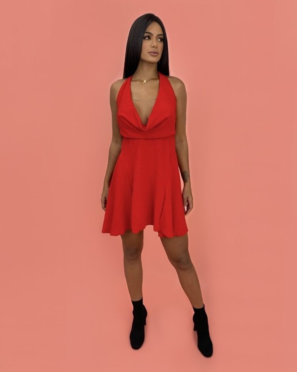 Vestido Josy - Vermelho