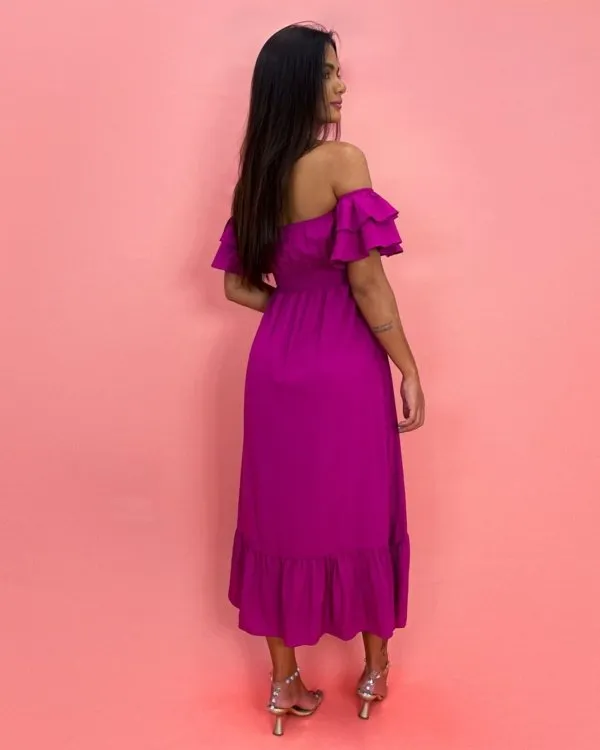 Vestido Gisele - Fúcsia