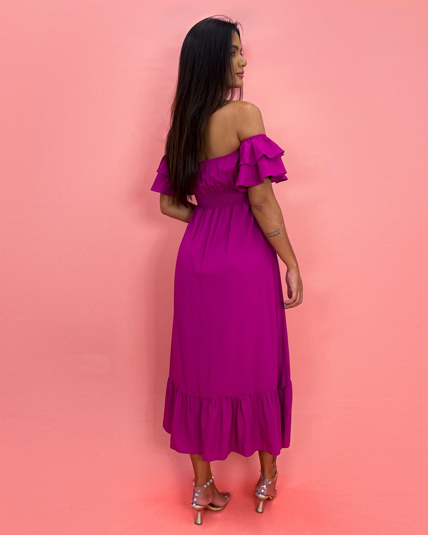 Vestido Gisele - Fúcsia - Image 2