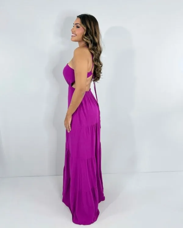 Vestido Ayla - Fúcsia