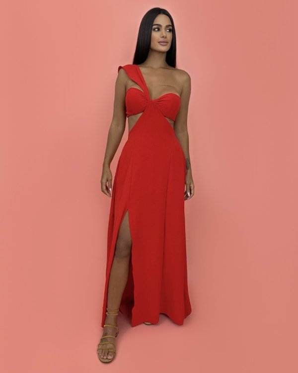 Vestido Antonela - Vermelho