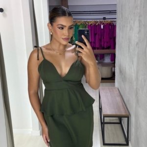 Vestido Cecília - Verde Militar - Image 3