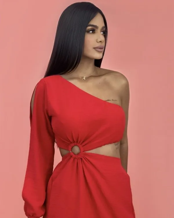 Vestido Rubi - Vermelho