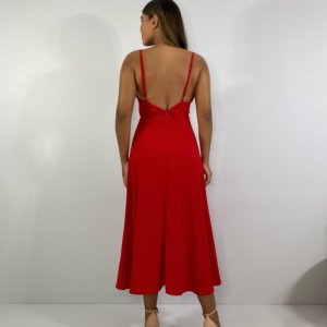 Vestido Felícia - Vermelho - Image 2