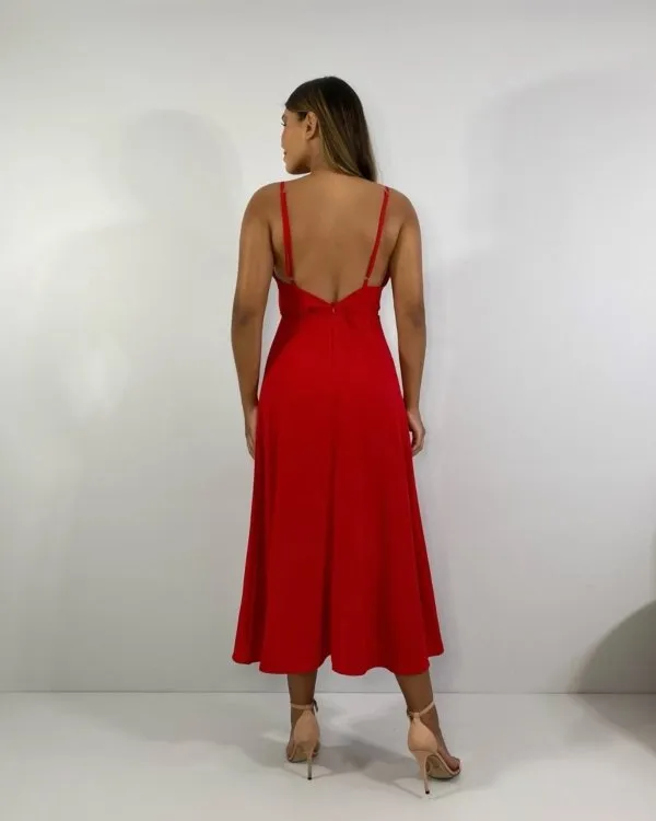 Vestido Felícia - Vermelho