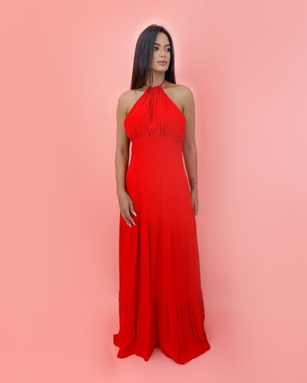 Vestido Janaína - Vermelho
