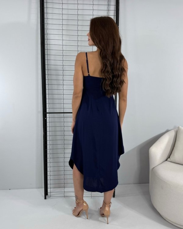 Vestido Agnes - Azul Marinho