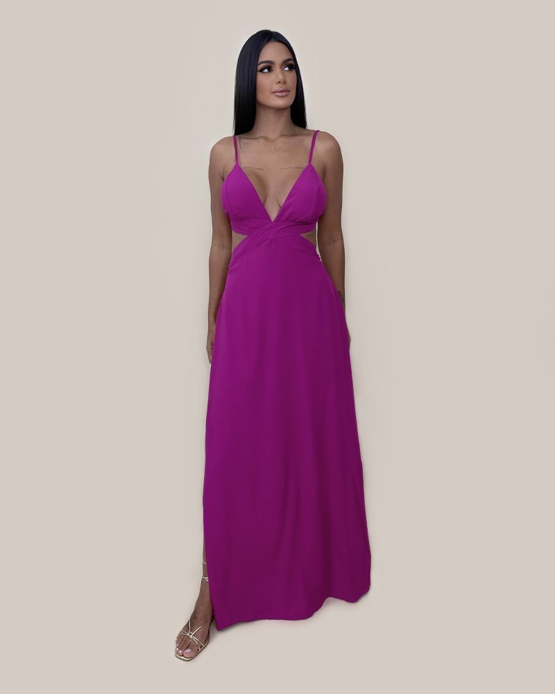 Vestido Flávia - Fúcsia - Image 2