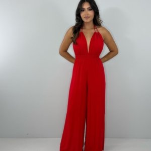 Macacão Carla - Vermelho - Image 1