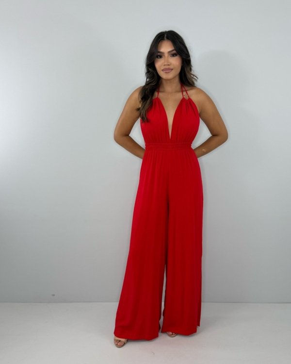 Macacão Carla - Vermelho